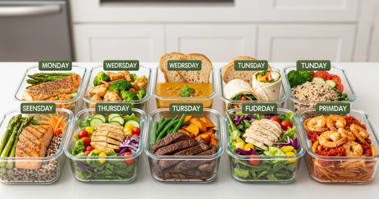 不會煮飯也能吃得健康！營養師幫你配好一週菜單