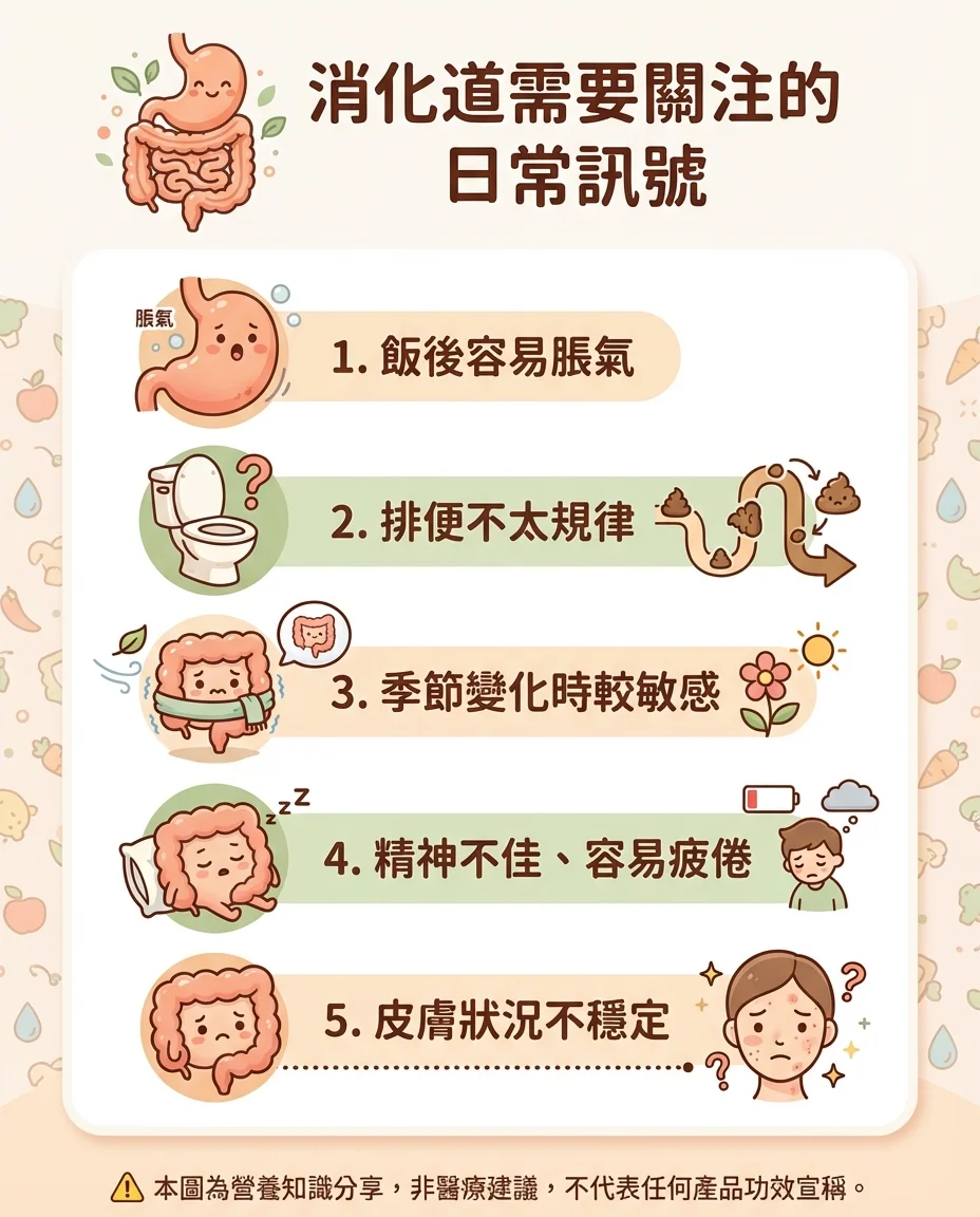 腸道求救10個訊號圖解