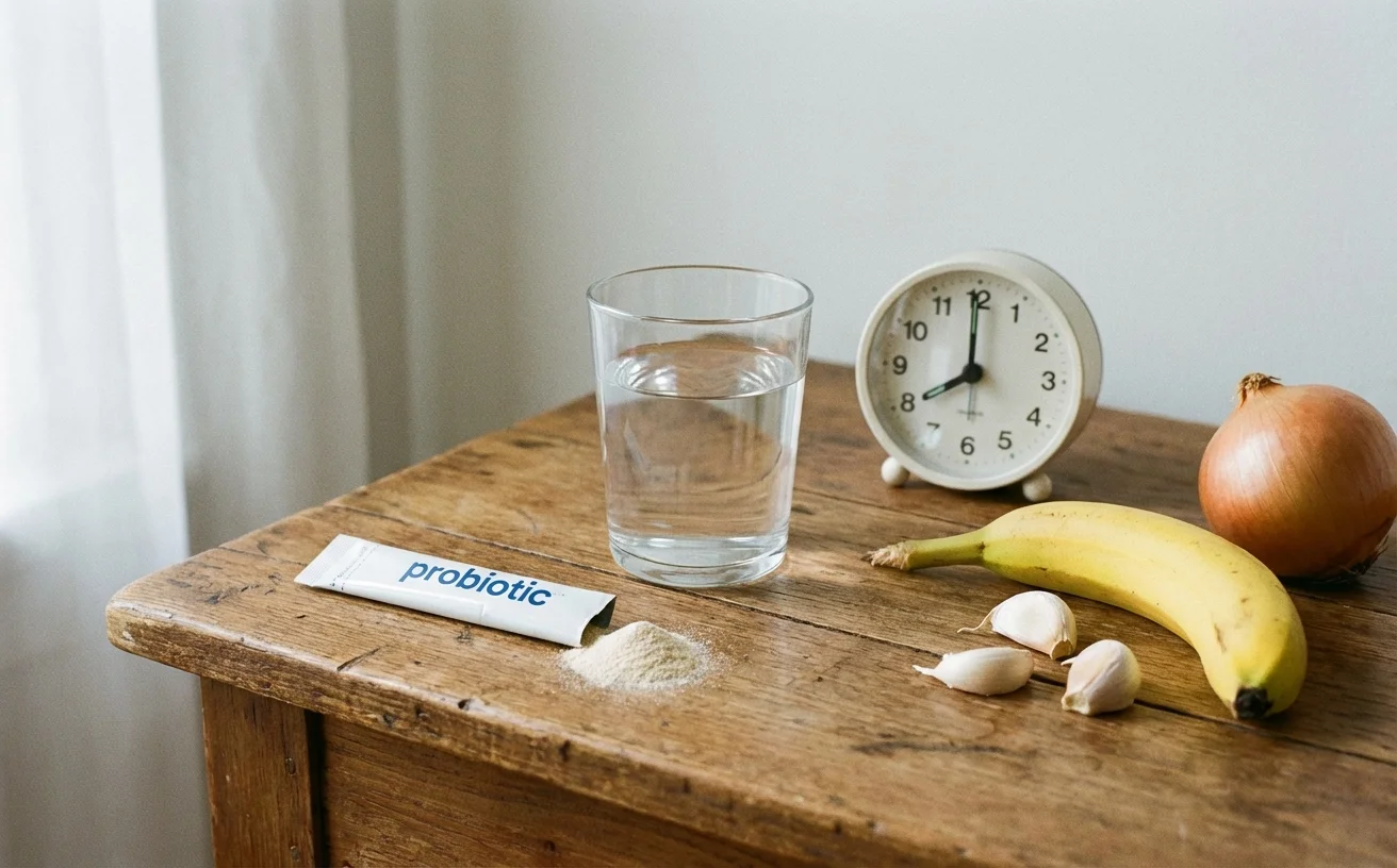 正確吃益生菌方式：常溫水早晨搭配益生元食物
