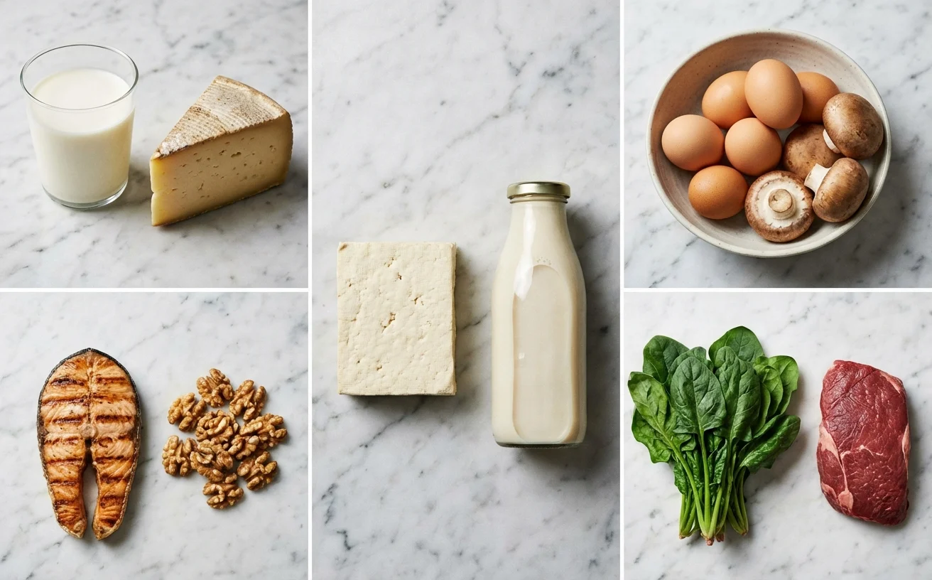 更年期五大關鍵營養素與食物來源